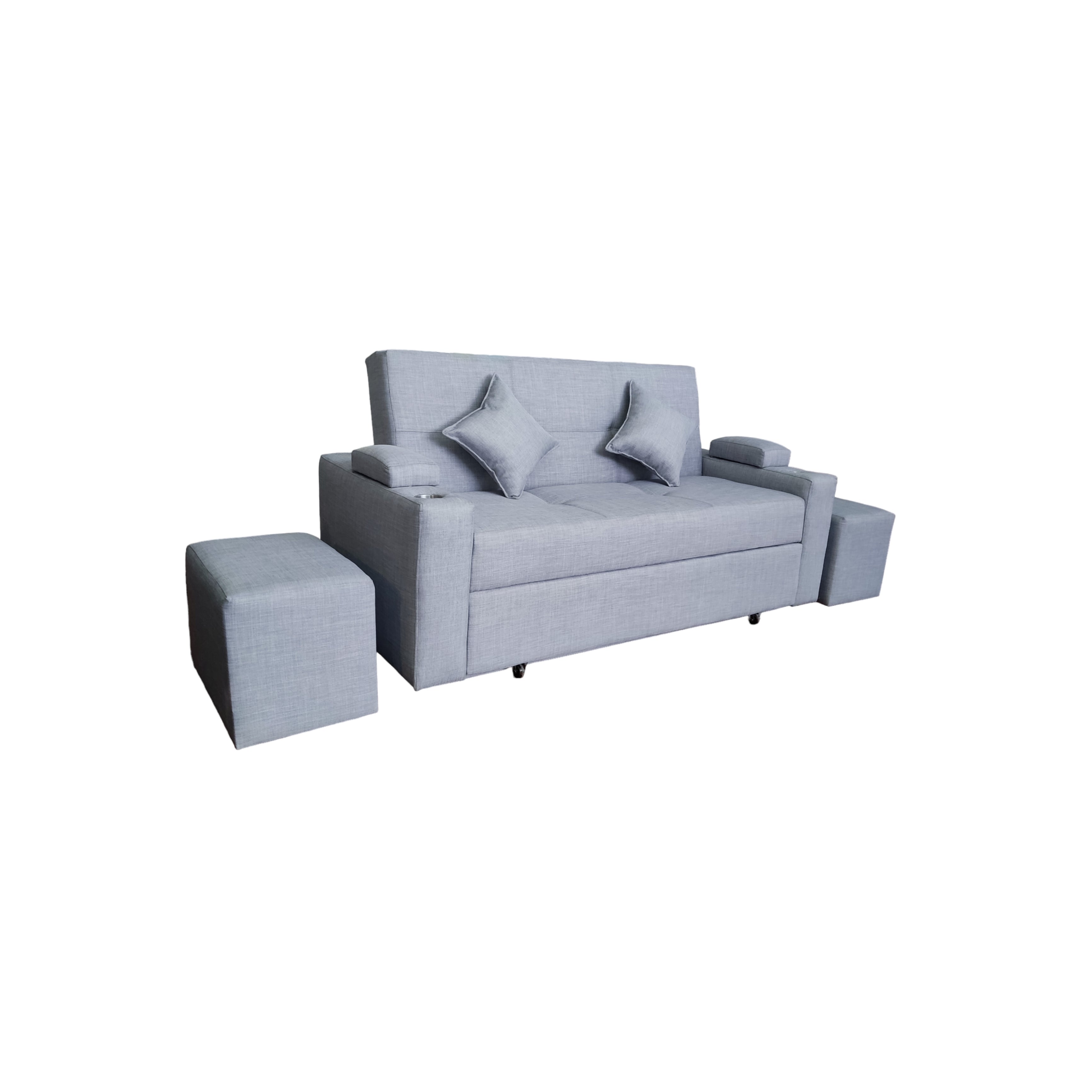SOFA CAMA TREBOL  1 POSA VASO