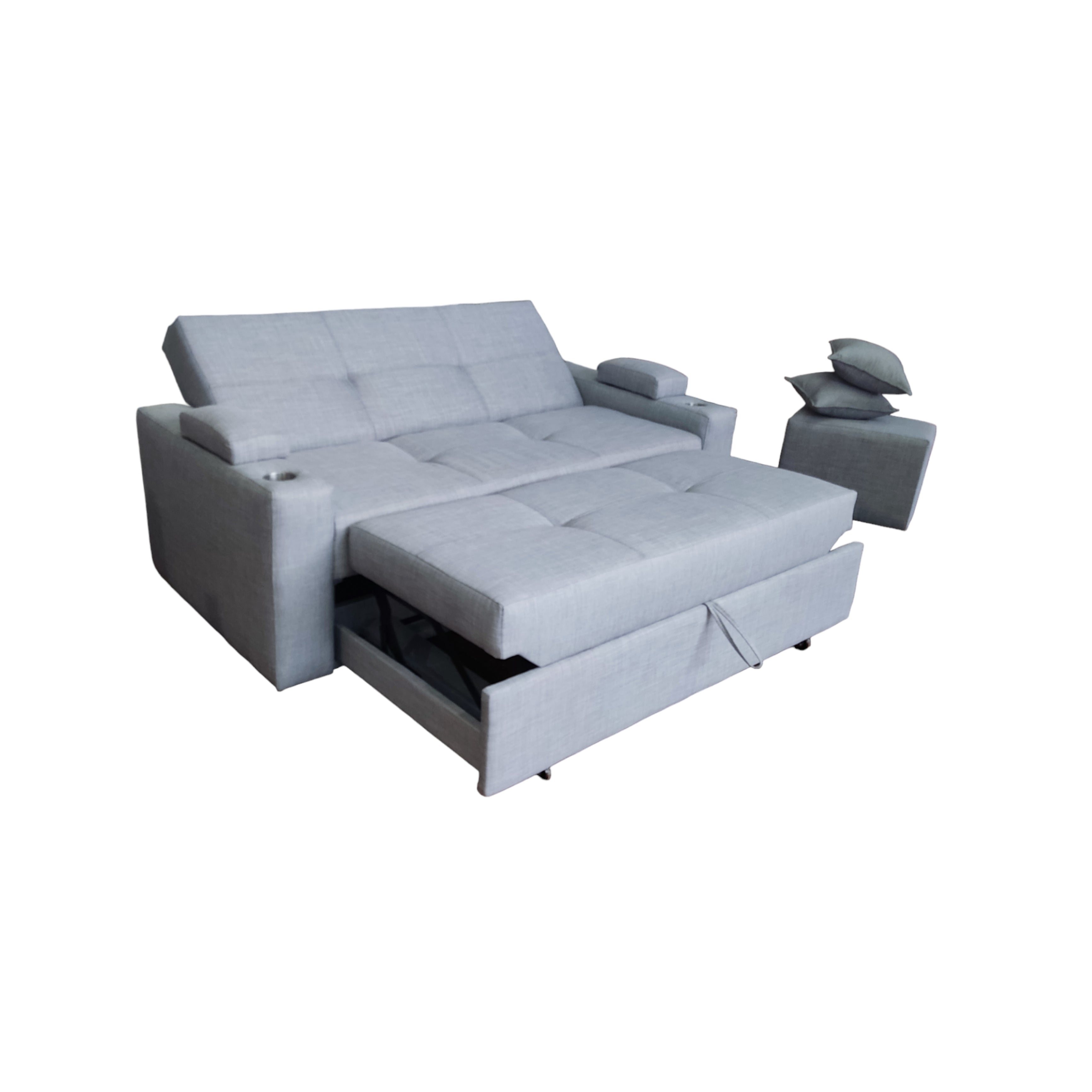 SOFA CAMA TREBOL  1 POSA VASO