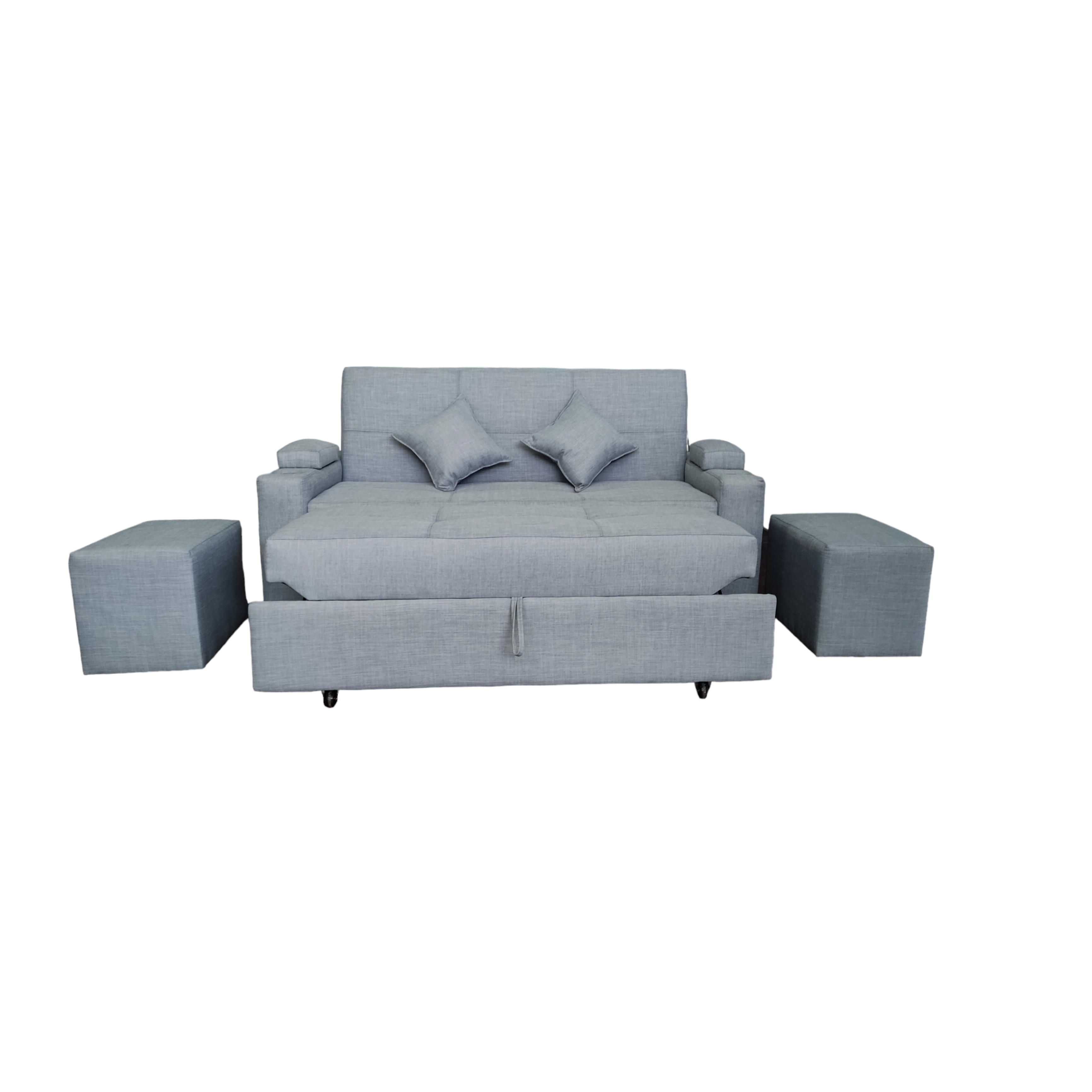 SOFA CAMA TREBOL  1 POSA VASO