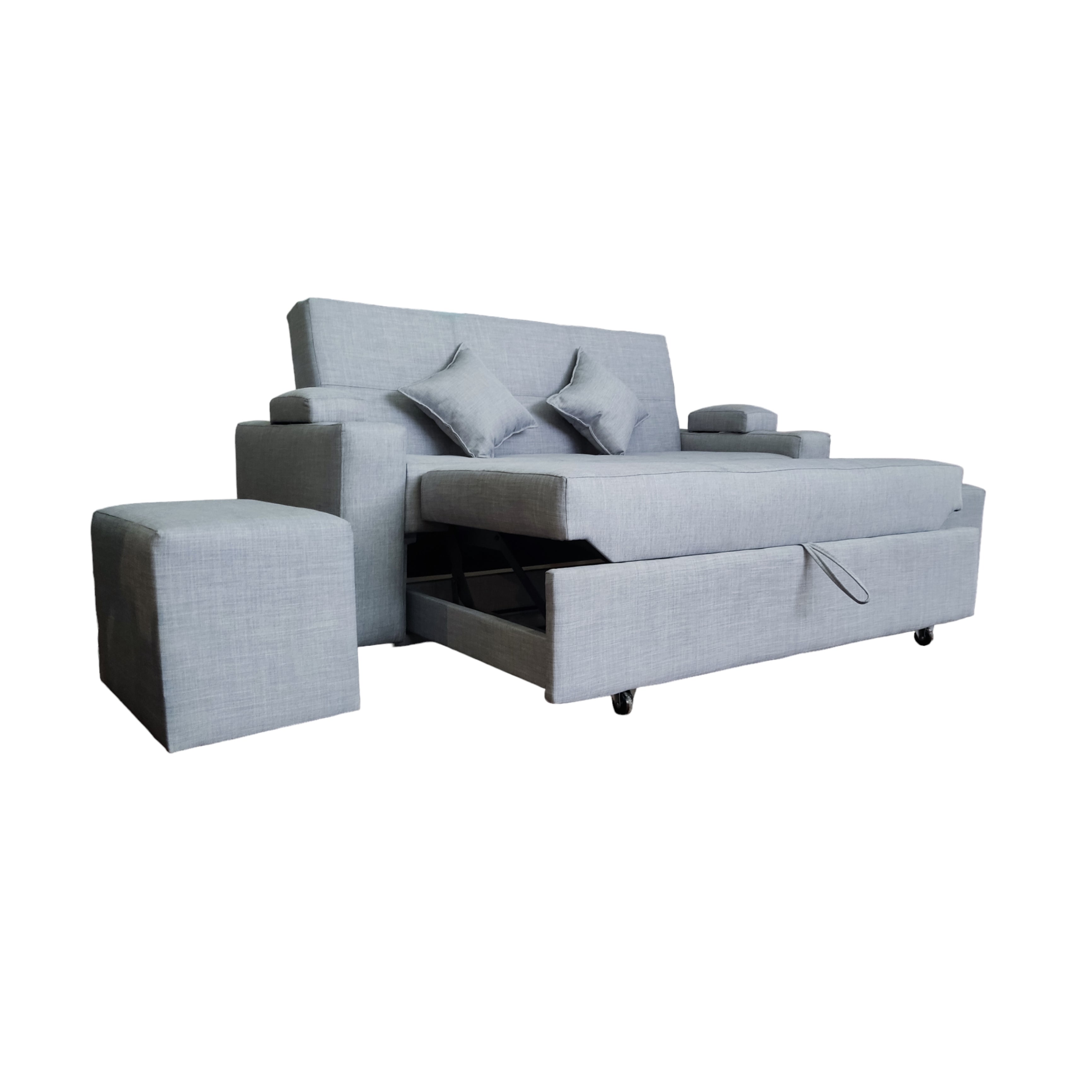SOFA CAMA TREBOL  1 POSA VASO