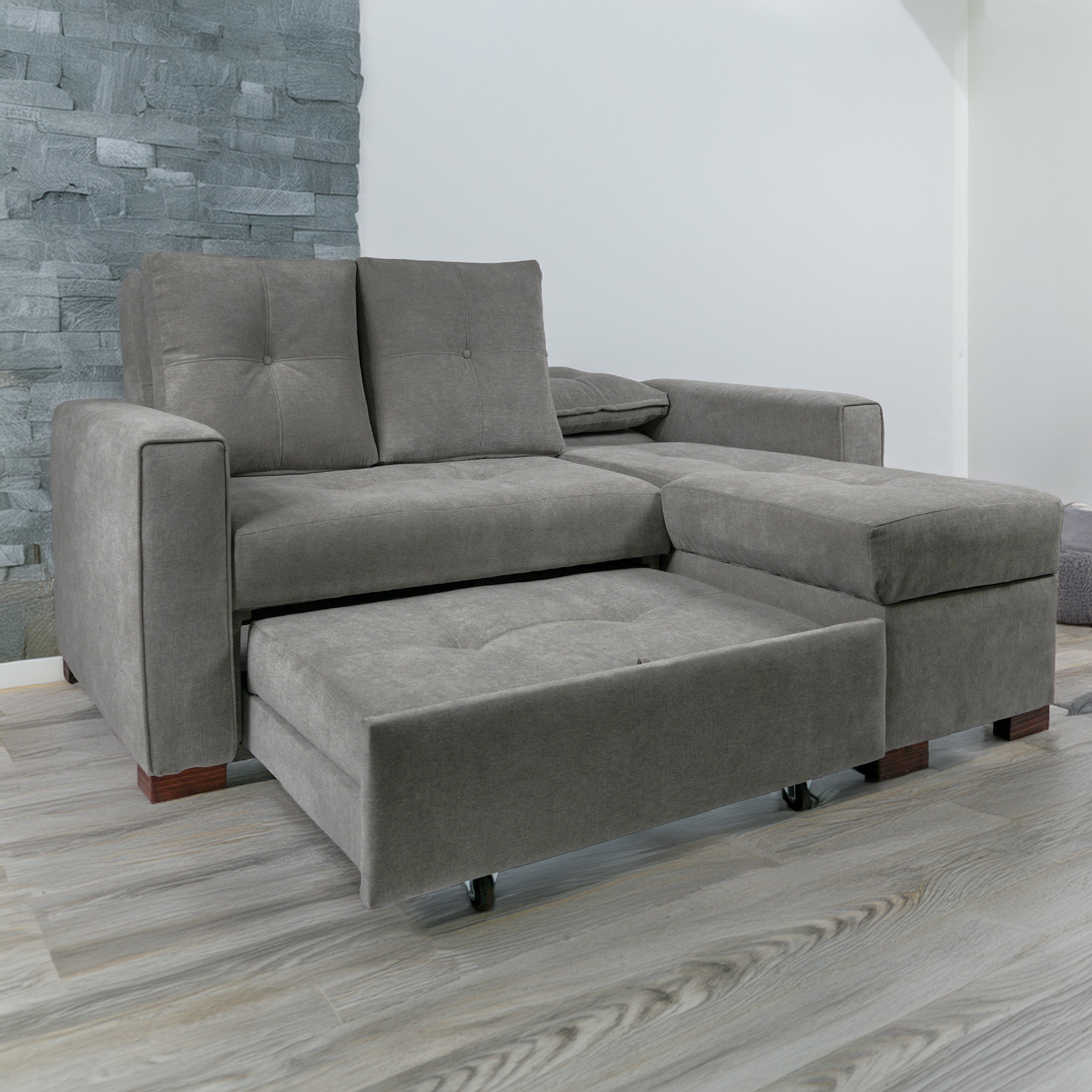 SOFA CAMA ORQUIDEA BAUL 3 CUERPOS