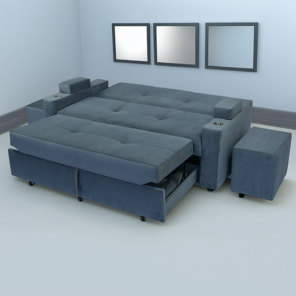 SOFA CAMA TREBOL  1 POSA VASO