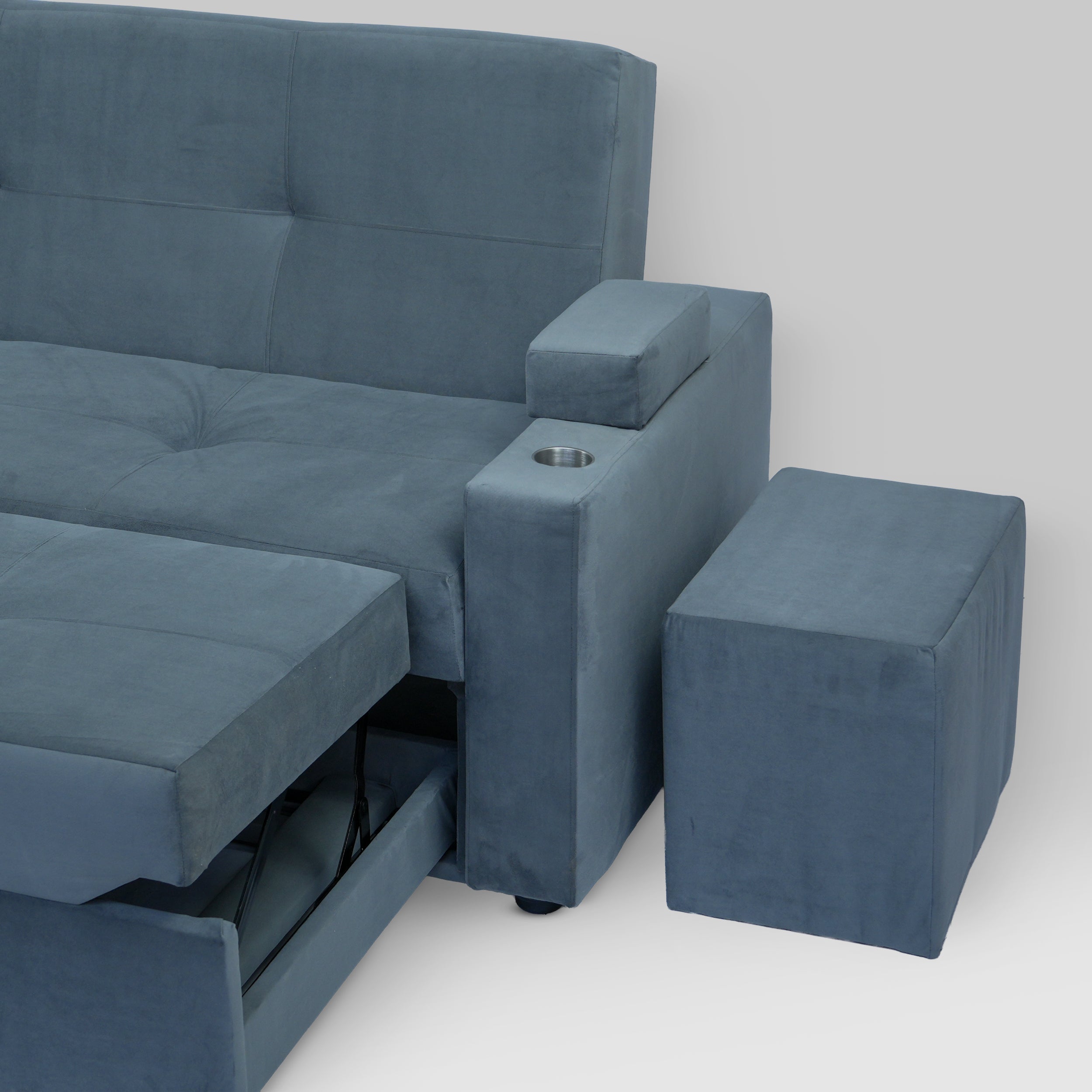 SOFA CAMA TREBOL  1 POSA VASO