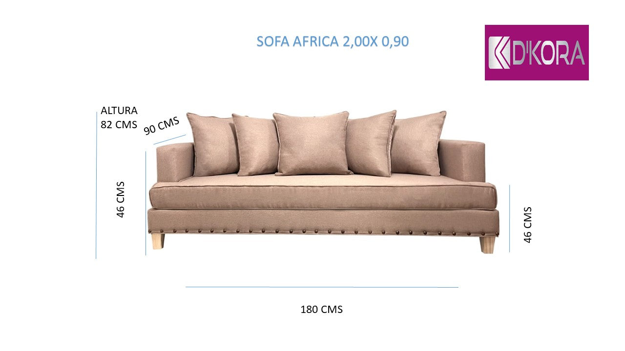 SOFA 3 CUERPOS AFRICA