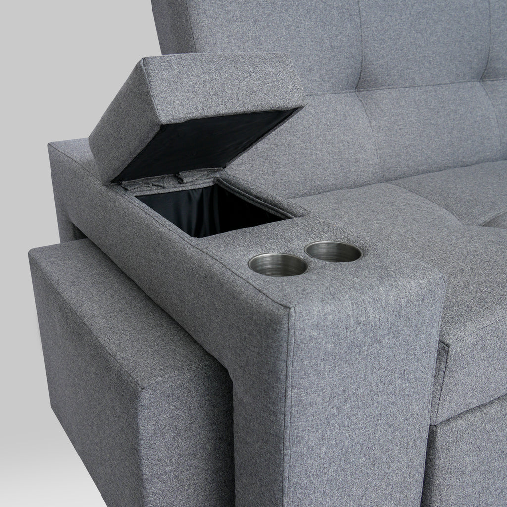 SOFA CAMA TREBOL 3 CUERPOS 185cm