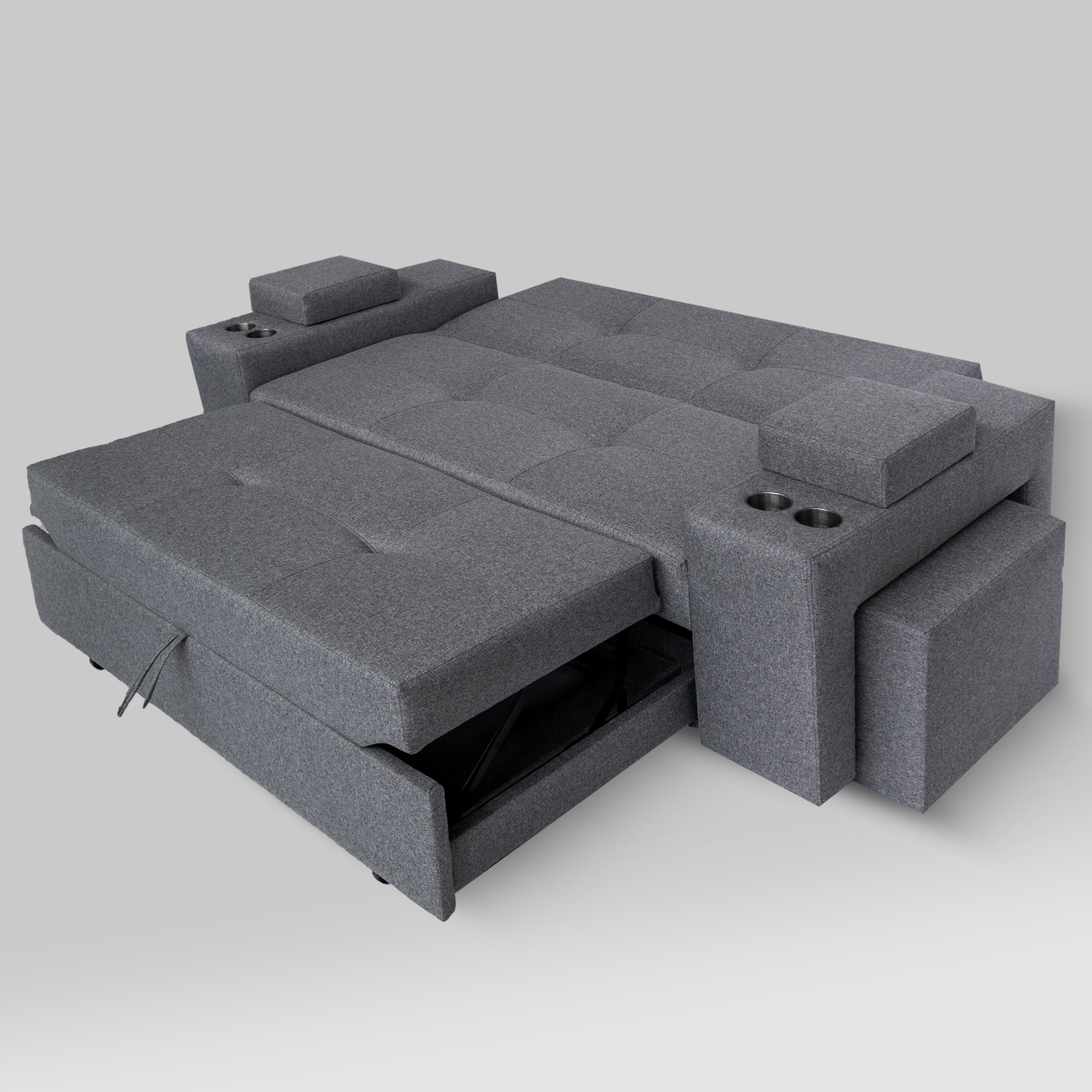 SOFA CAMA TREBOL 3 CUERPOS 185cm