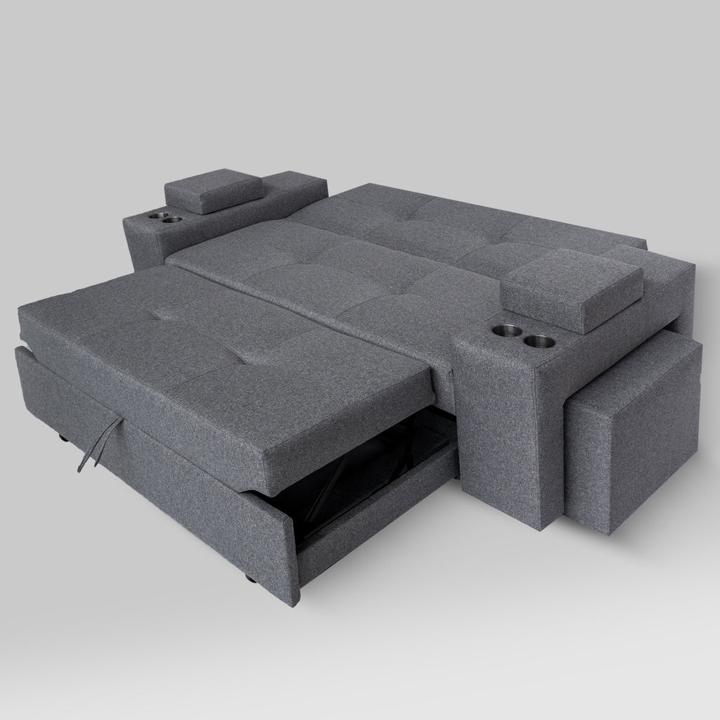 SOFA CAMA TREBOL 3 CUERPOS 185cm