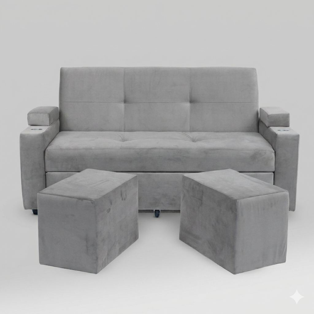 SOFA CAMA TREBOL  1 POSA VASO