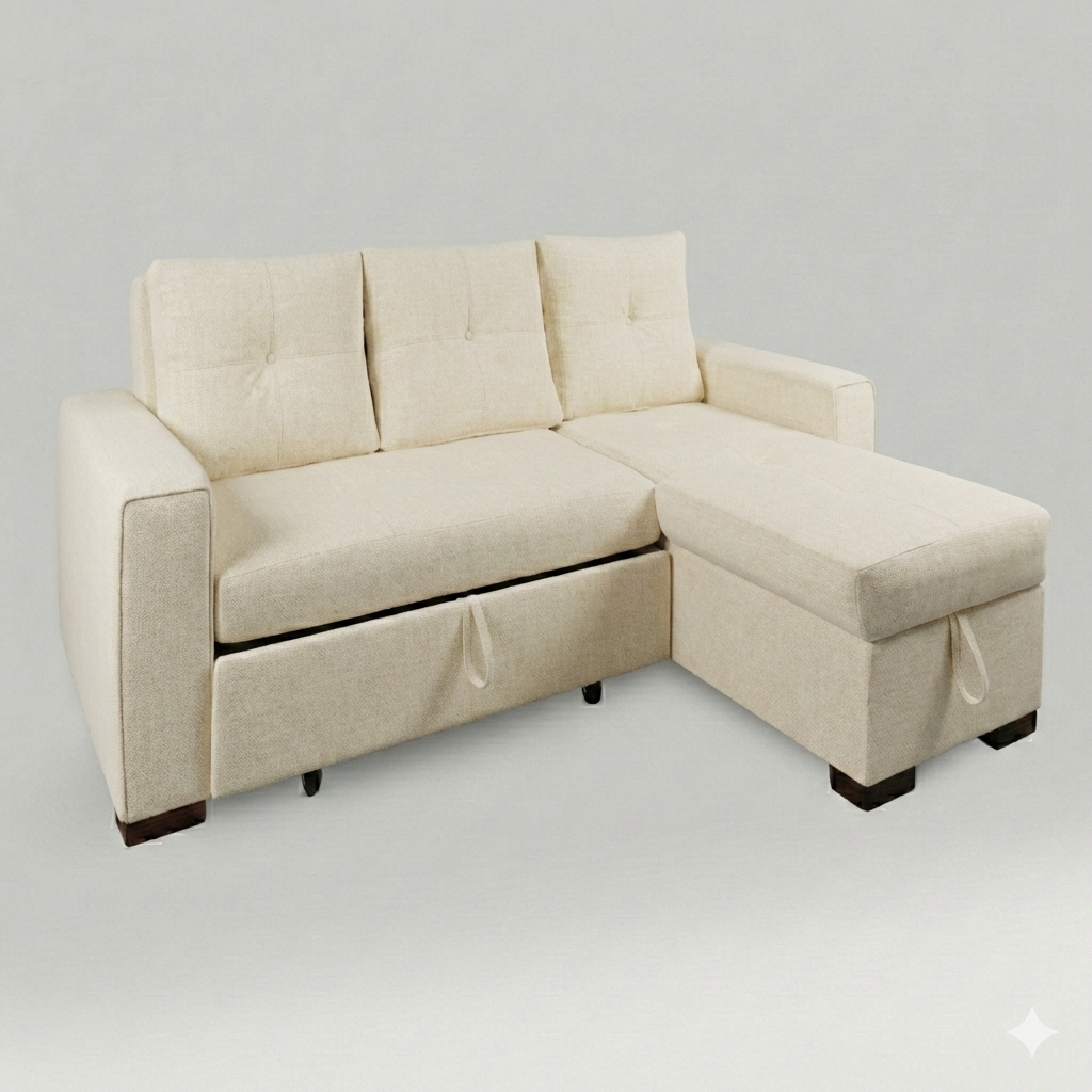 SOFA CAMA ORQUIDEA BAUL 3 CUERPOS