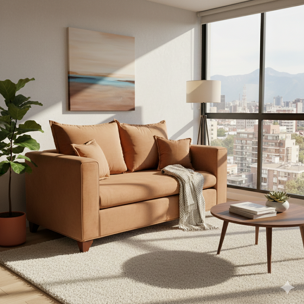 SOFA 2 CUERPOS ESMERALDA