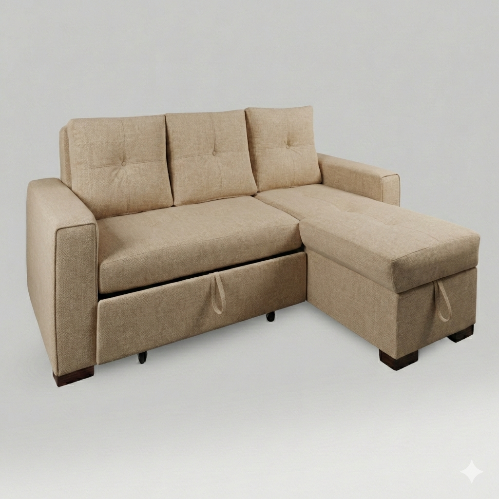 SOFA CAMA ORQUIDEA BAUL 3 CUERPOS