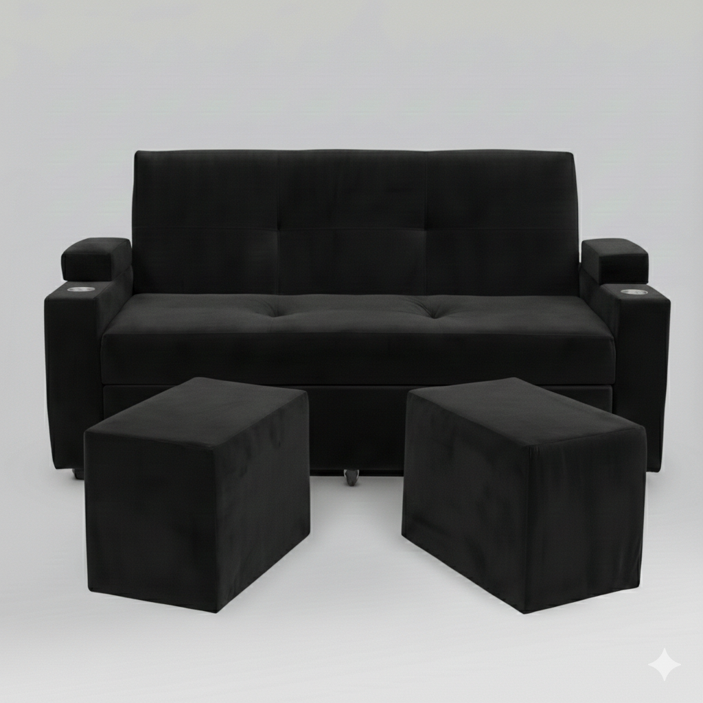 SOFA CAMA TREBOL  1 POSA VASO
