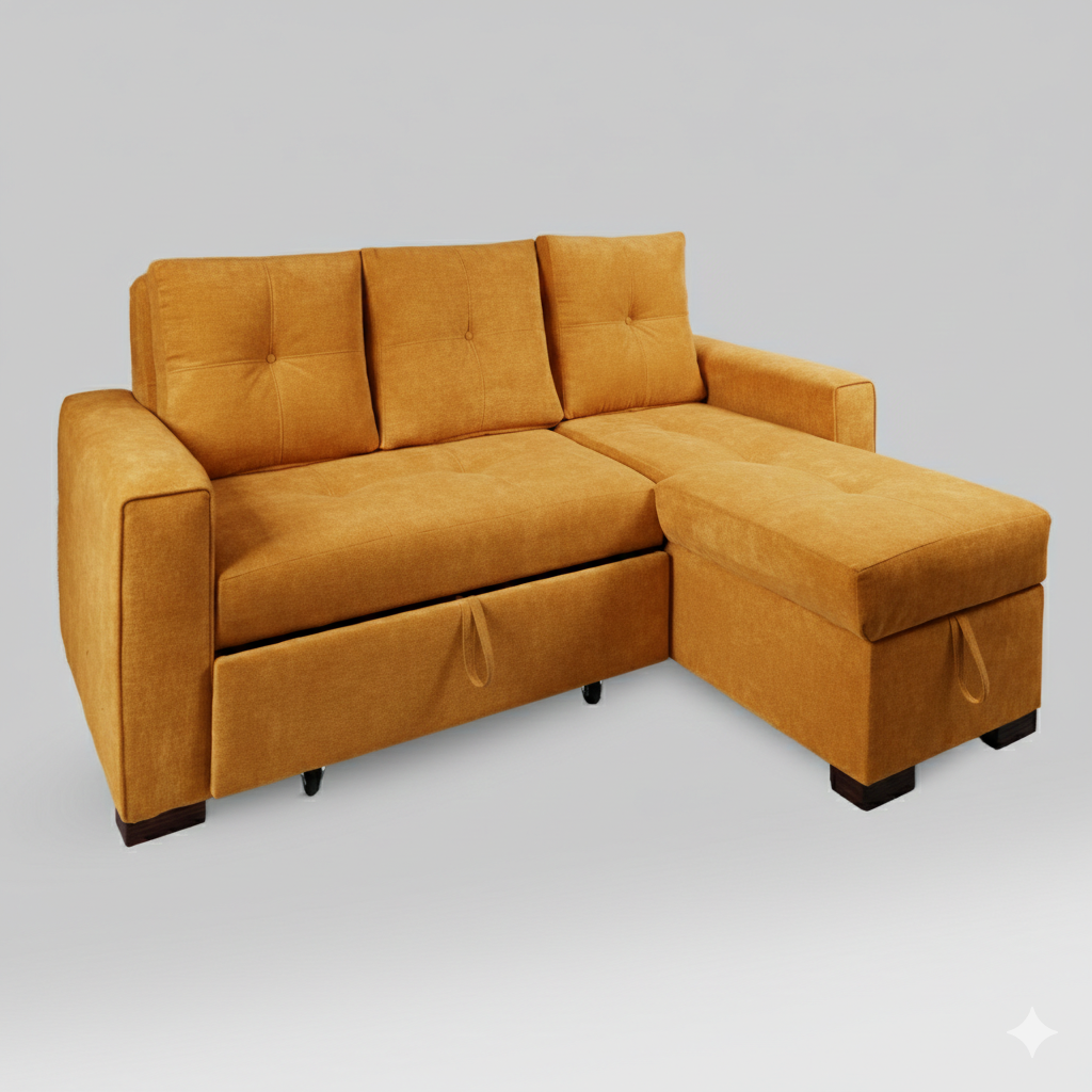 SOFA CAMA ORQUIDEA BAUL 3 CUERPOS