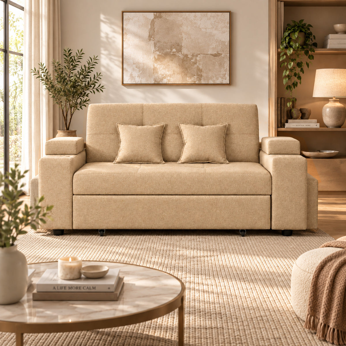 SOFA CAMA TREBOL 3 CUERPOS 185cm